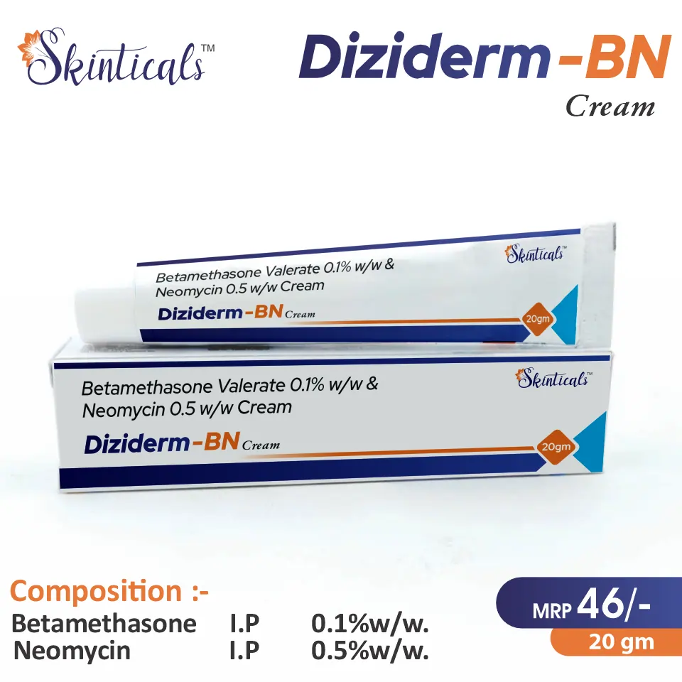 Betamethasone 0.1% W/W + Neomycin 0.5% Ointment at Best Price in PCD Medical Pharma for Skin Infections